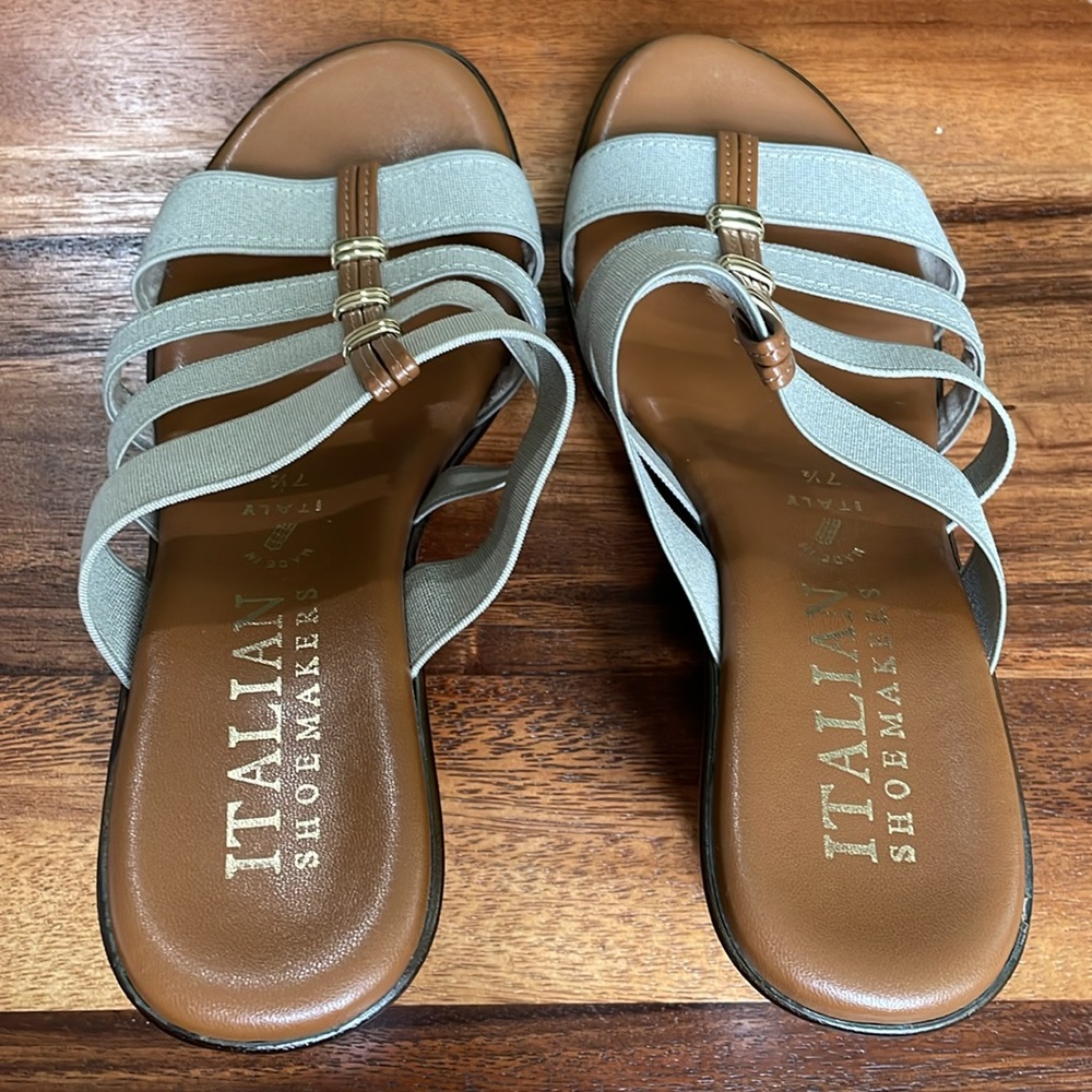 Italian Shoemakers Wedge Sandals - Picture 8 of 12